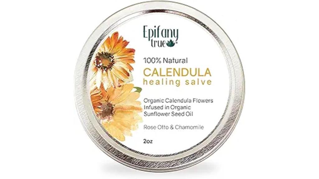 organic calendula beeswax balm
