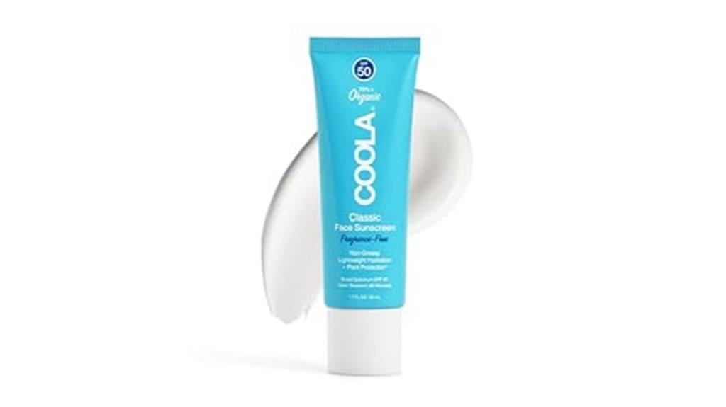 organic spf 50 sunblock
