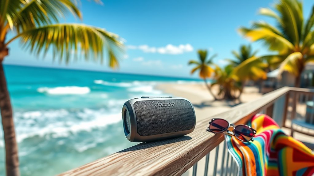 outdoor waterproof speaker features