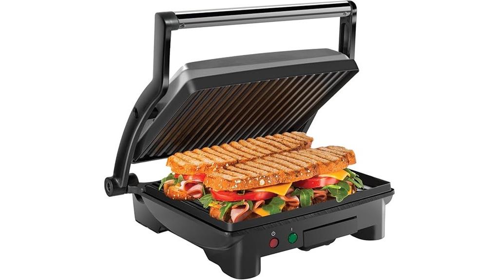 panini press with non stick plates