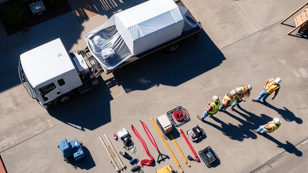 plan prepare unload setup