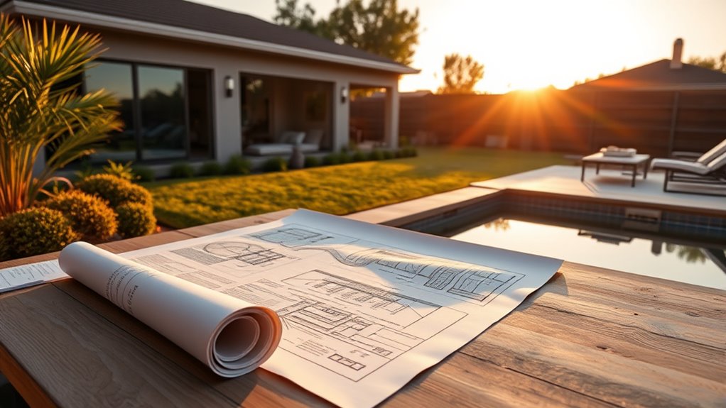 pool design permits and planning