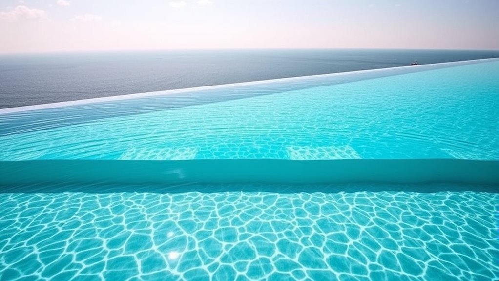 pool edge design comparison