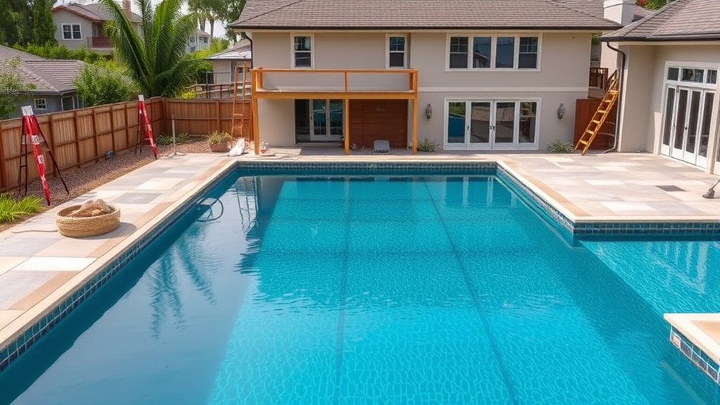 pool edge maintenance challenges