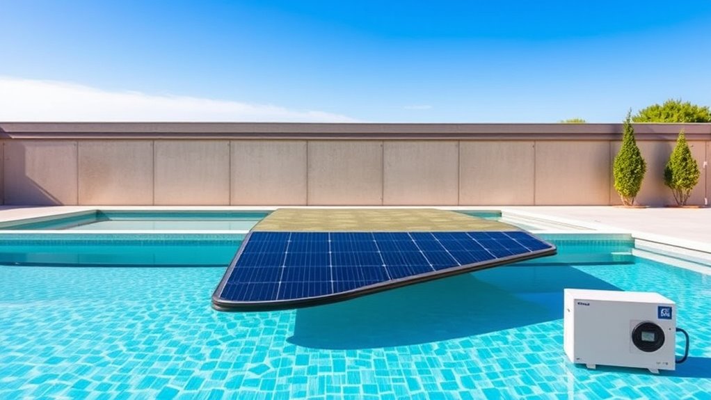 pool maintenance boosts heating
