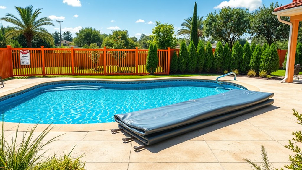 pool safety through landscaping