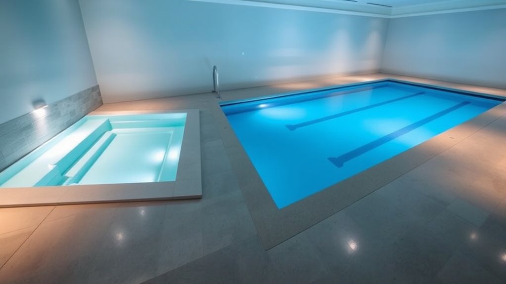 pool size and space
