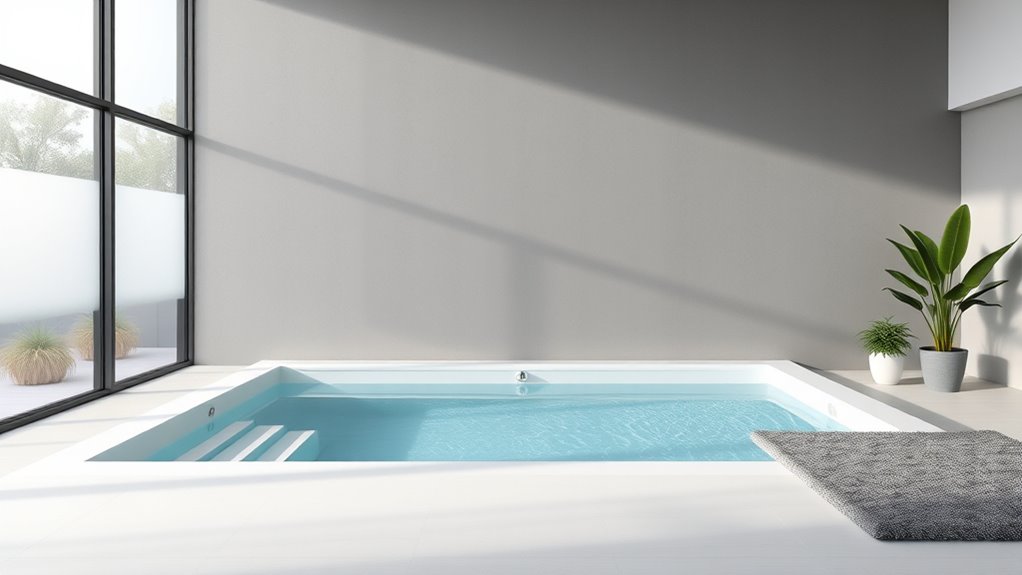 pool size and space