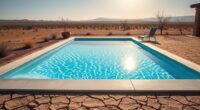 pool use during drought