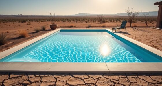 pool use during drought