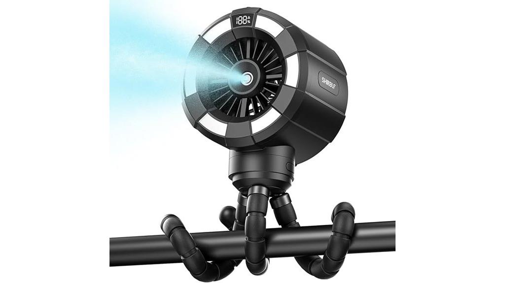 portable stroller misting fan