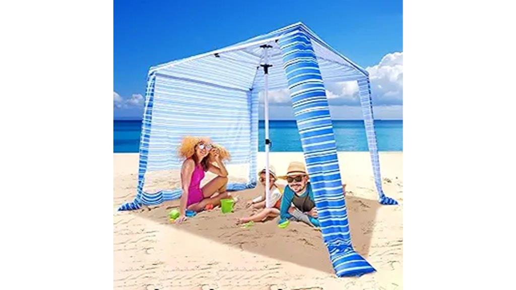 portable upf50 beach canopy