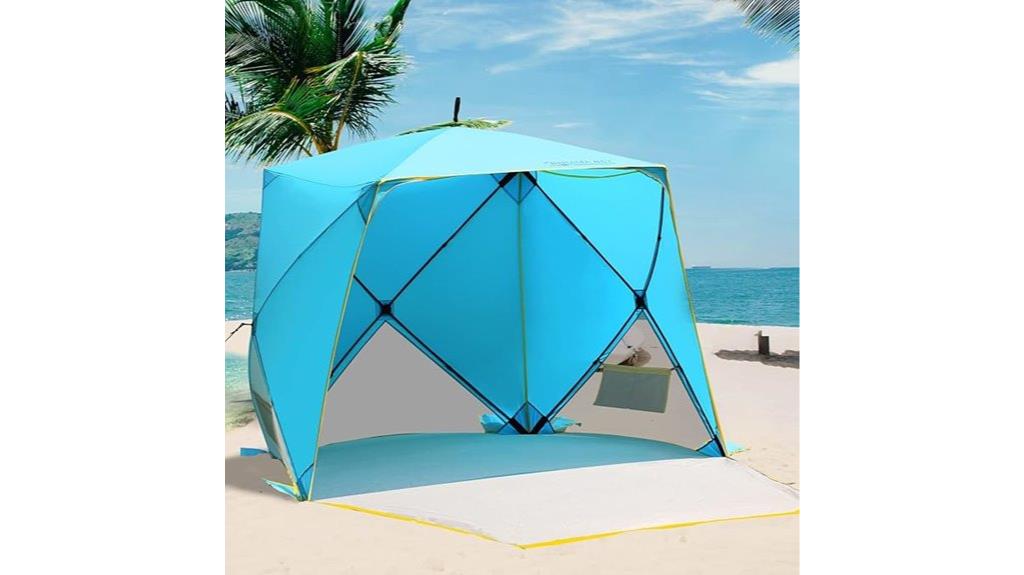 portable uv protection tent