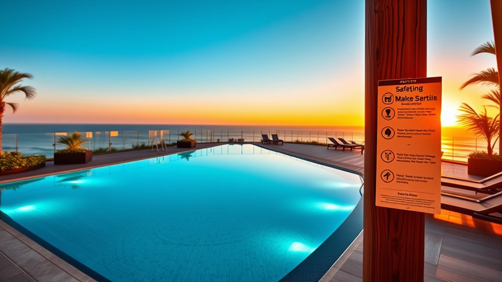 post clear safety signs