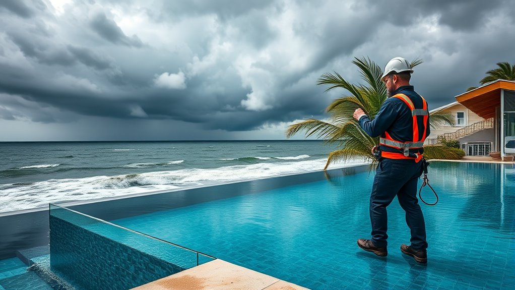 post storm pool equipment inspection