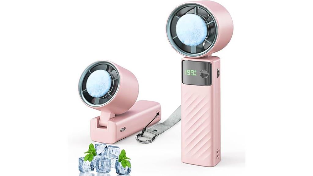 powerful handheld fan speeds
