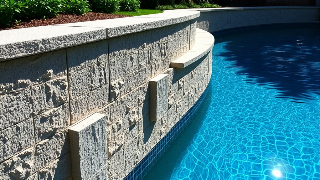 proper retaining wall construction