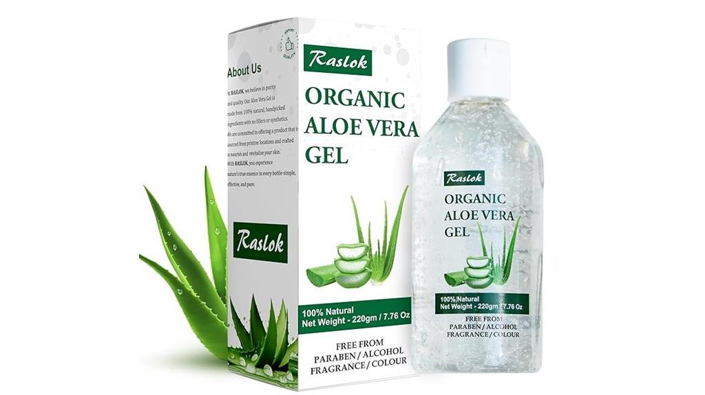 pure aloe vera gel
