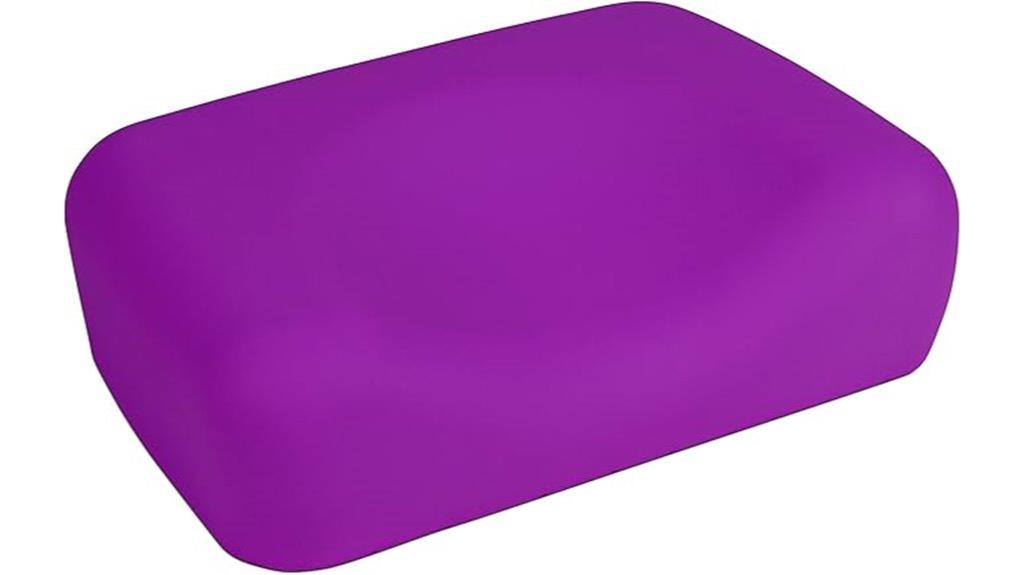 purple contour tanning pillow