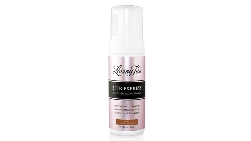 quick dark self tanner