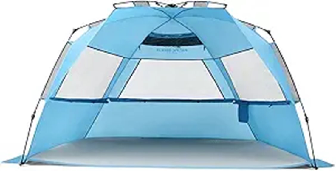 quick portable beach shelter