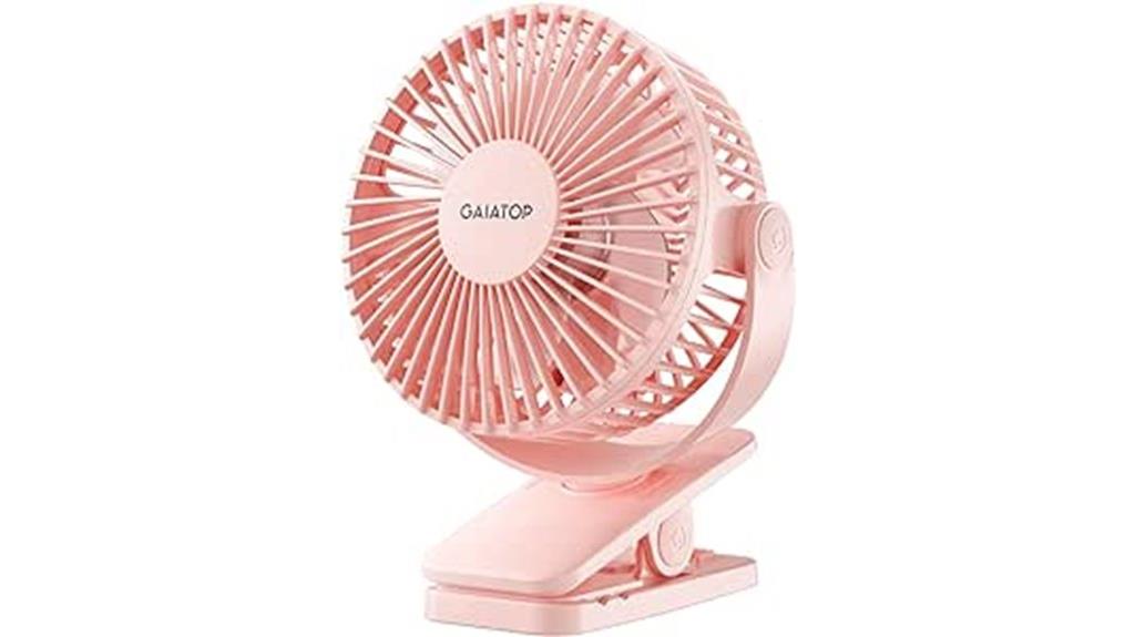 quiet battery clip fan