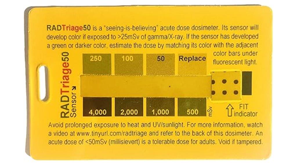 radiation dose alert devices