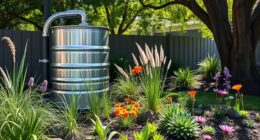 rainwater harvesting and native planting