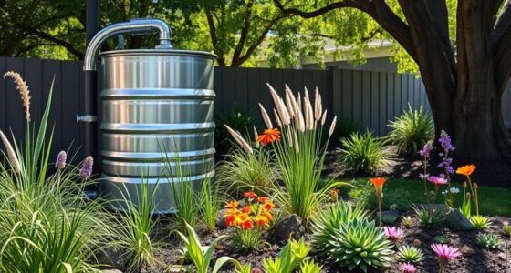 rainwater harvesting and native planting