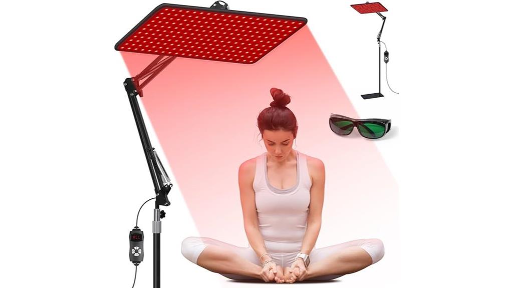 red light therapy lamp
