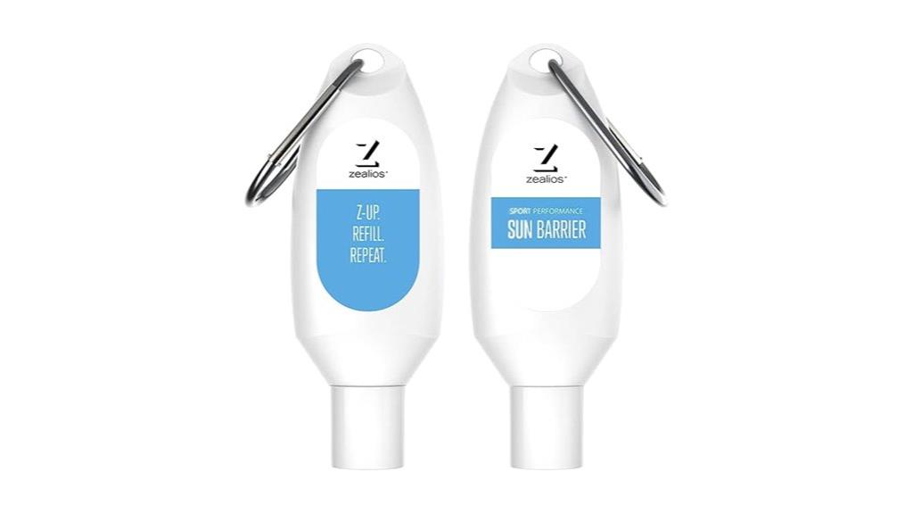 refillable travel bottle set