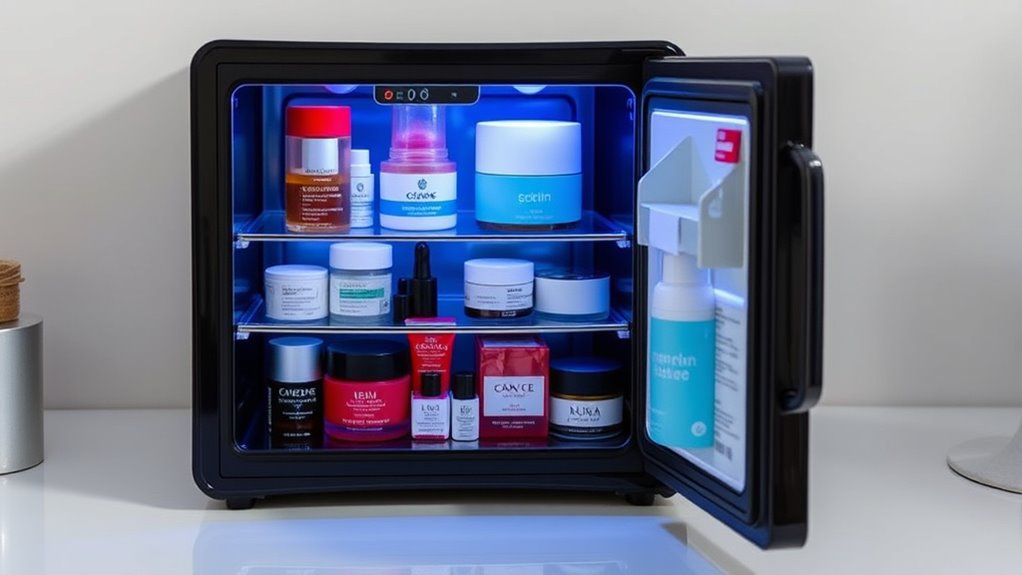 refrigerated skincare mini fridge considerations