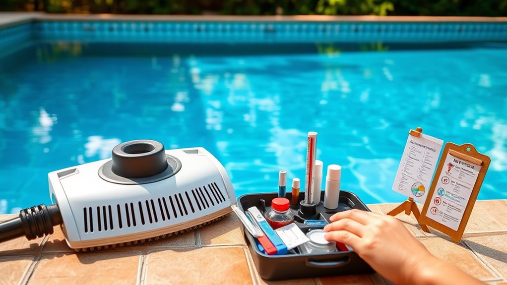 regular water and equipment maintenance