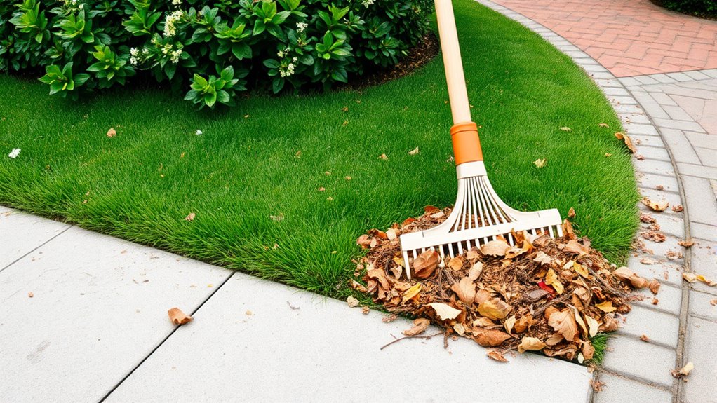 regular yard debris prevention