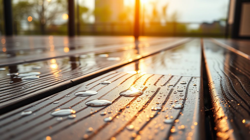 regularly clean and inspect deck