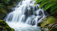relaxing waterfall white noise