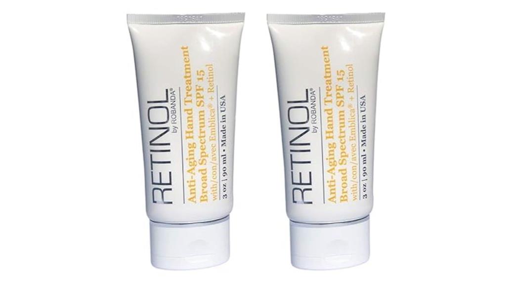 retinol spf hand treatment