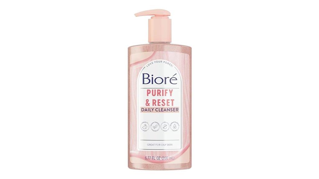 rose quartz and charcoal cleanser