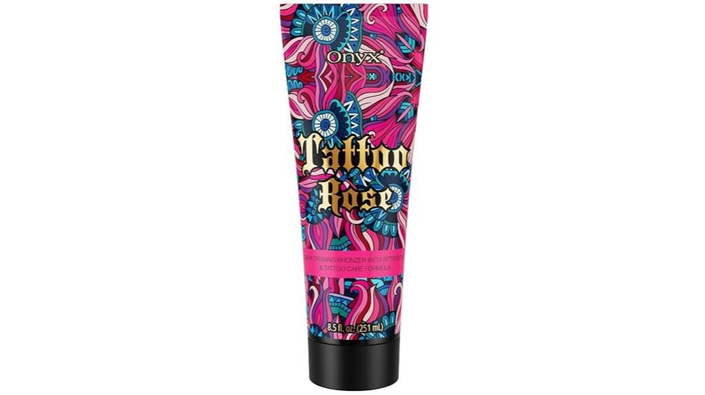 rose scented tanning lotion