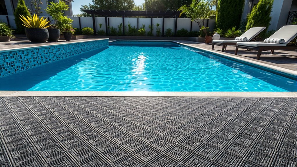 safe easy to clean pool mats