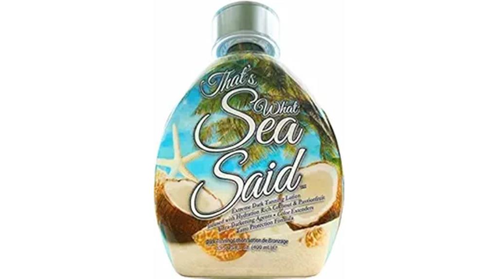 sea inspired tanning boost
