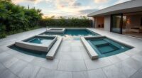 seamless integrated spa design