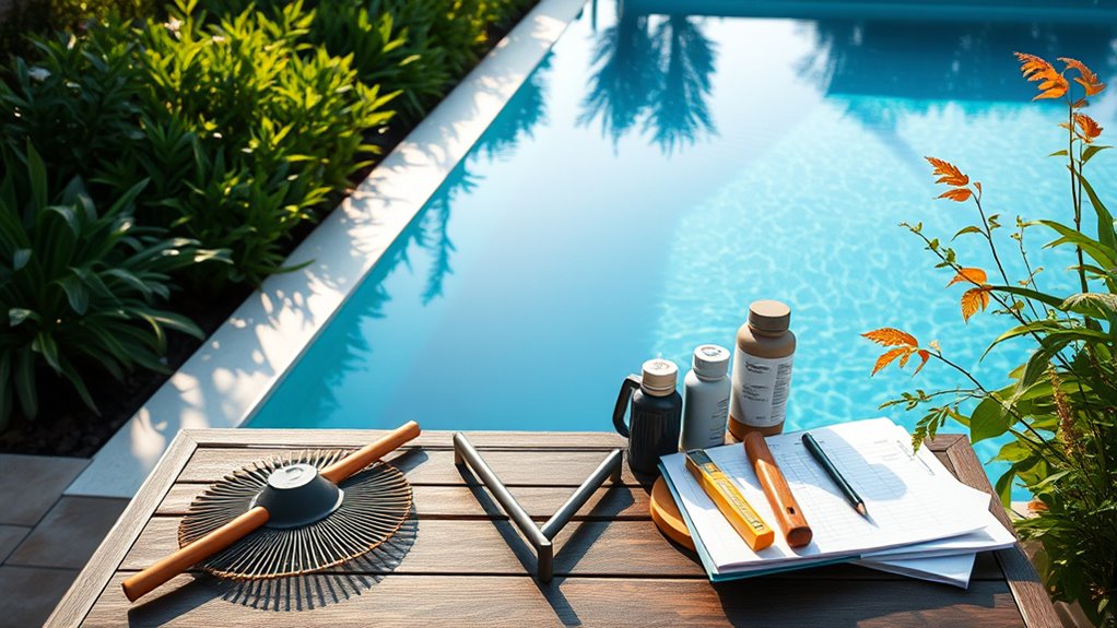 seasonal pool maintenance checklist