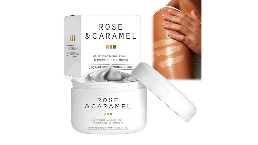 self exfoliating tan remover