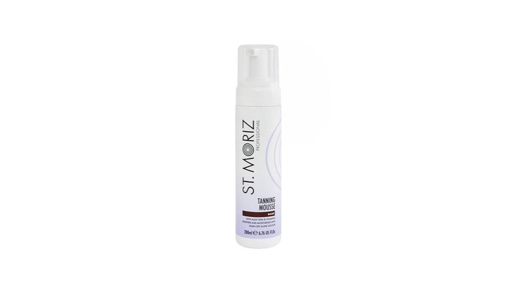 self tanner mousse bottle