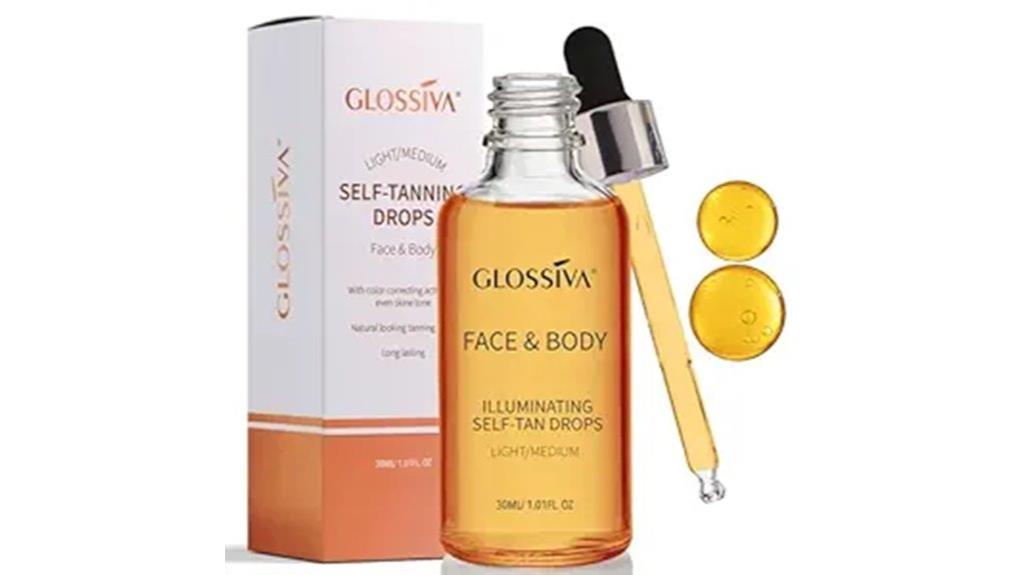 self tanning drops for face