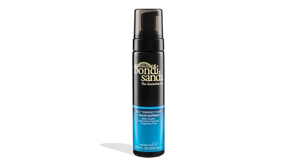 self tanning foam product