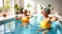 senior friendly aquatic exercise