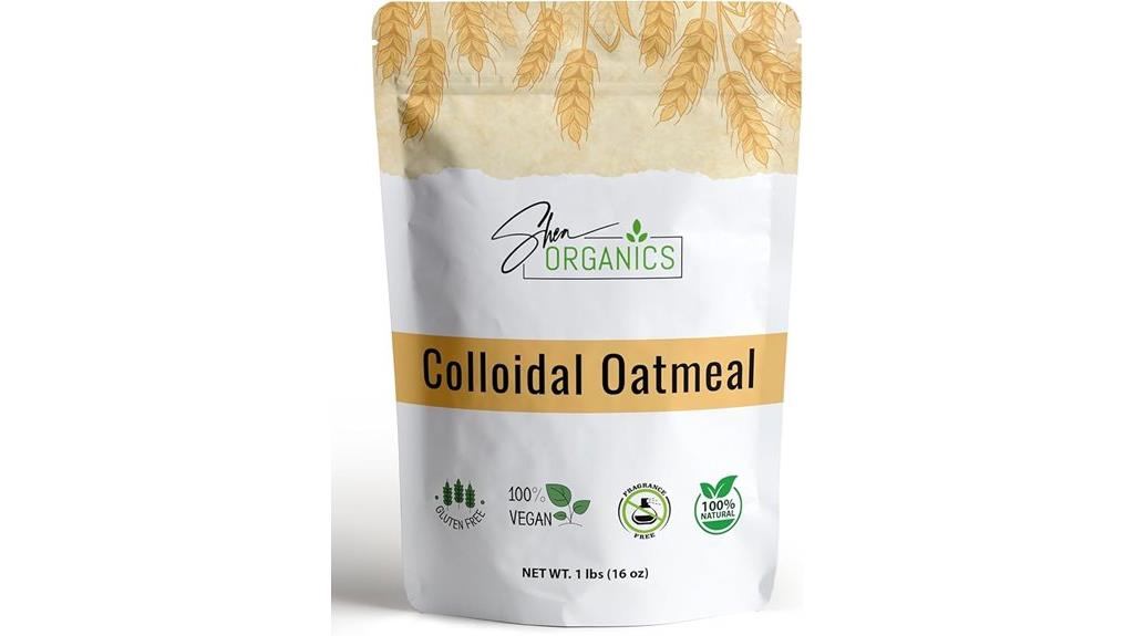 shea organics oatmeal container