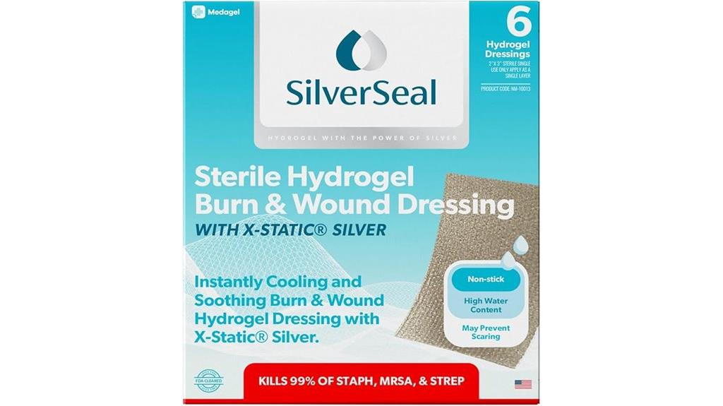 silver antimicrobial wound dressing